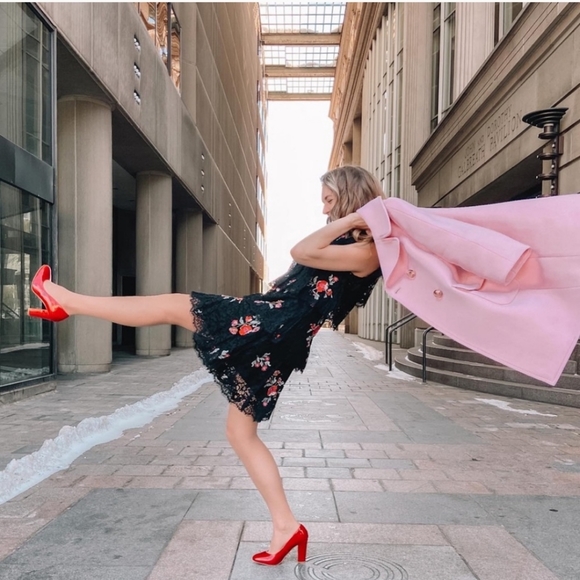 🆕️Rebecca Taylor Embroidered Lace Floral Dress size 10 - Picture 8 of 12